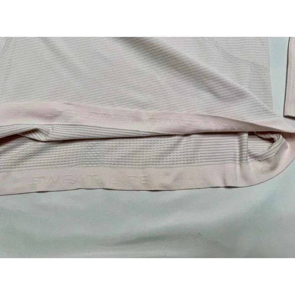 Lululemon Swiftly Tech Long‎ Sleeve 2.0 Pink Crewneck Training Shirt Womens 10